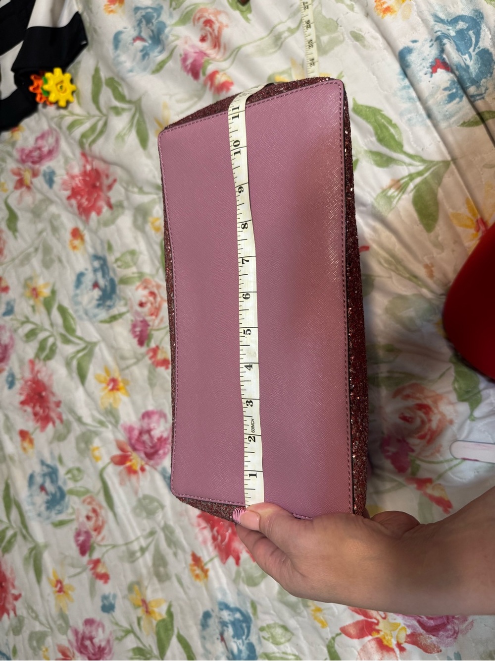 Kate Spade New York Pink Glitter Bottom Tote - Picture 13 of 16